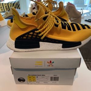 Used Sz 10 Adidas Pharrell human races Yeezy